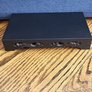 Black Decorative Wooden Stand Perfect Display